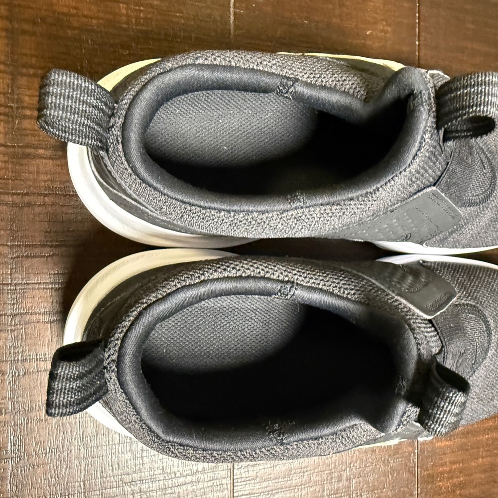 Nike WearAllDay Slip-On Womens 8 Black White Running Shoes AD Comfort Laceless - Picture 7 of 9
